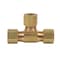 Thrifco Plumbing No. 64-C 1/4 Inch Lead-Free Brass Compression Tee 4401065 - alternate 4
